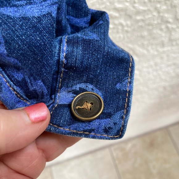 Jean Jacket S Vintage Pappagallo Cottagecore - Picture 5 of 9